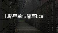 卡路里單位縮寫kcal（卡路里單位）