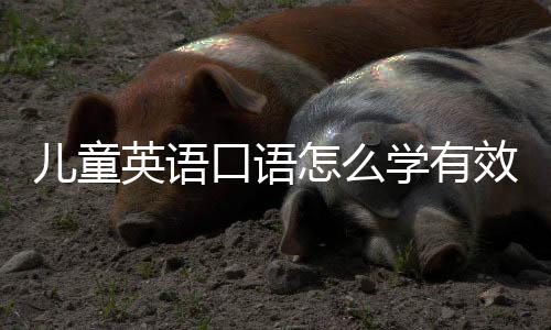 兒童英語口語怎么學有效 兒童英語口語怎么學