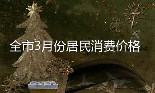 全市3月份居民消費價格指數同比上漲0.2%_