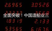 全面突破！中國造船業三大指標連續14年位居世界第一