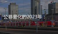 公募量化的2023年：順利“出圈”、挑戰猶存