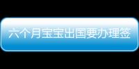 六個月寶寶出國要辦理簽證和護照嗎 現在能辦簽證出國嗎