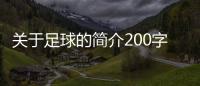 關于足球的簡介200字（足球簡介100字）