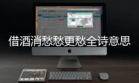 借酒消愁愁更愁全詩意思（求 ldquo 借酒消愁愁更愁 rdquo 詩文的全文）