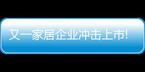 又一家居企業沖擊上市!2023上半年營收1.7億元