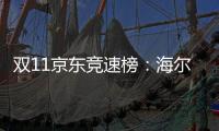 雙11京東競速榜：海爾、美的、格力居全品類TOP3