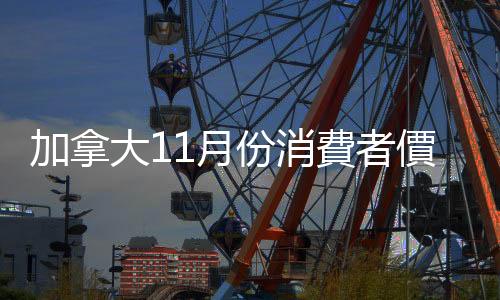 加拿大11月份消費(fèi)者價(jià)格指數(shù)同比上漲3.1%