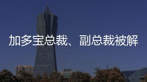 加多寶總裁、副總裁被解雇是怎么回事？