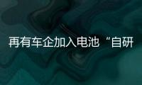 再有車企加入電池“自研自產”隊列，供應鏈閉環會是新常態嗎