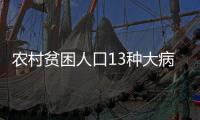 農(nóng)村貧困人口13種大病救治全覆蓋 實行“先診療后付費”