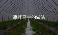 涼拌馬蘭的做法