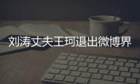 劉濤丈夫王珂退出微博界？刪光文章說“再見”