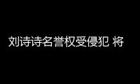 劉詩詩名譽權受侵犯 將起訴侵權用戶請求道歉賠償