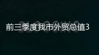 前三季度我市外貿總值306.3億元_