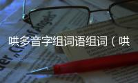 哄多音字組詞語組詞（哄多音字）