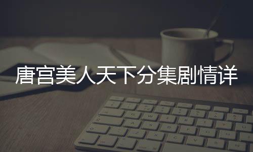 唐宮美人天下分集劇情詳細(xì)介紹第3集