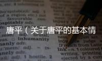 唐平（關于唐平的基本情況說明介紹）