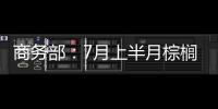 商務部：7月上半月棕櫚油進口實際裝船21.61萬噸，同比上升239.48%