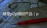 啥是p2p理財產品（p2p理財是什么意思）