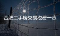 合肥二手房交易稅費一覽表（合肥二手房交易稅費）