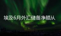 埃及6月外匯儲(chǔ)備凈額從5月的461.26億美元增至463.84億美元