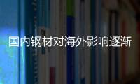 國(guó)內(nèi)鋼材對(duì)海外影響逐漸擴(kuò)大