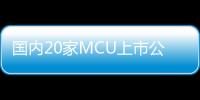 國內20家MCU上市公司今年上半年表現：幾家歡喜幾家愁