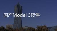 國產Model 3預售35.58萬元 進口版退市