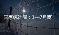 國家統(tǒng)計局：1—7月商品房銷售額下降28.8%