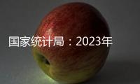 國家統計局：2023年國內生產總值1260582億元，比上年增長5.2%