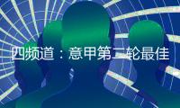 四頻道：意甲第二輪最佳11人 國米二虎將上榜