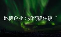 地板企業(yè)：如何抓住較“壞”時代里的機遇？