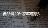 低所得20%家庭連續3年負債｜天下雜誌