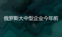 俄羅斯大中型企業今年前7個月凈利潤大增