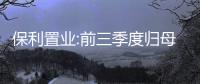 保利置業(yè):前三季度歸母凈利潤16.91億,同比增長18.46%