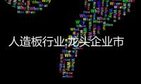 人造板行業(yè):龍頭企業(yè)市占率有望提升