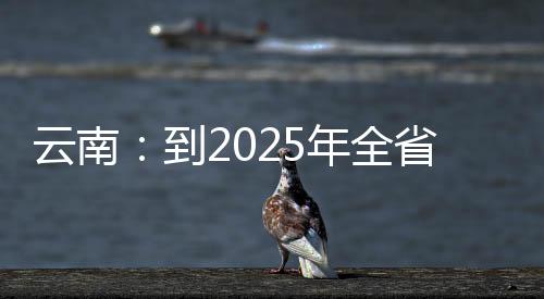 云南：到2025年全省原煤產(chǎn)量達(dá)到9000萬噸