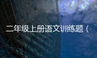 二年級上冊語文訓練題（人教版二年級上冊語文練習題）