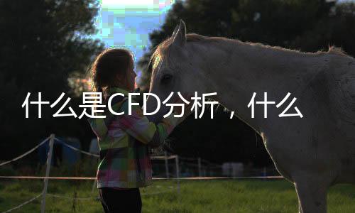 什么是CFD分析，什么是CFD