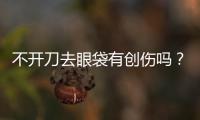 不開刀去眼袋有創(chuàng)傷嗎？不開刀去眼袋是抽脂技術(shù)嗎？