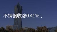 不銹鋼收漲0.41%，滬鎳收跌1.58%