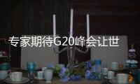 專家期待G20峰會讓世界經濟重振活力