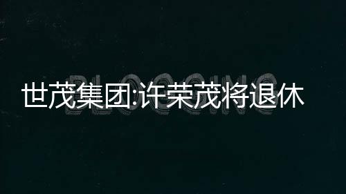 世茂集團:許榮茂將退休并卸任董事會主席,許世壇接任