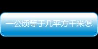 一公頃等于幾平方千米怎么算（一公頃等于幾平方千米）