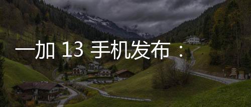 一加 13 手機發(fā)布：驍龍 8 至尊版、首發(fā)第二代 2K 東方屏，4499 元起