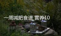 一周減肥食譜 營養1000卡健康享瘦