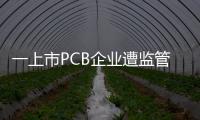 一上市PCB企業遭監管部重罰！