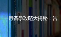 一月備孕攻略大揭秘：告別不孕不育，輕松懷孕！