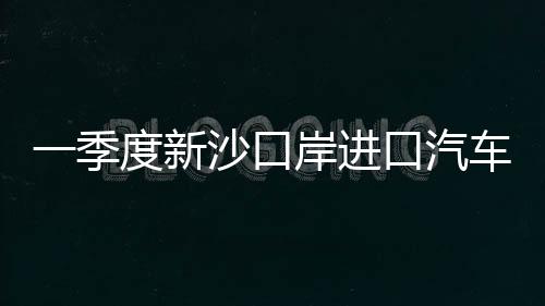 一季度新沙口岸進口汽車6.18萬輛 同比增長1.52%