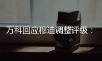 萬科回應穆迪調整評級：堅決反對 希望準確評估和反映公司情況